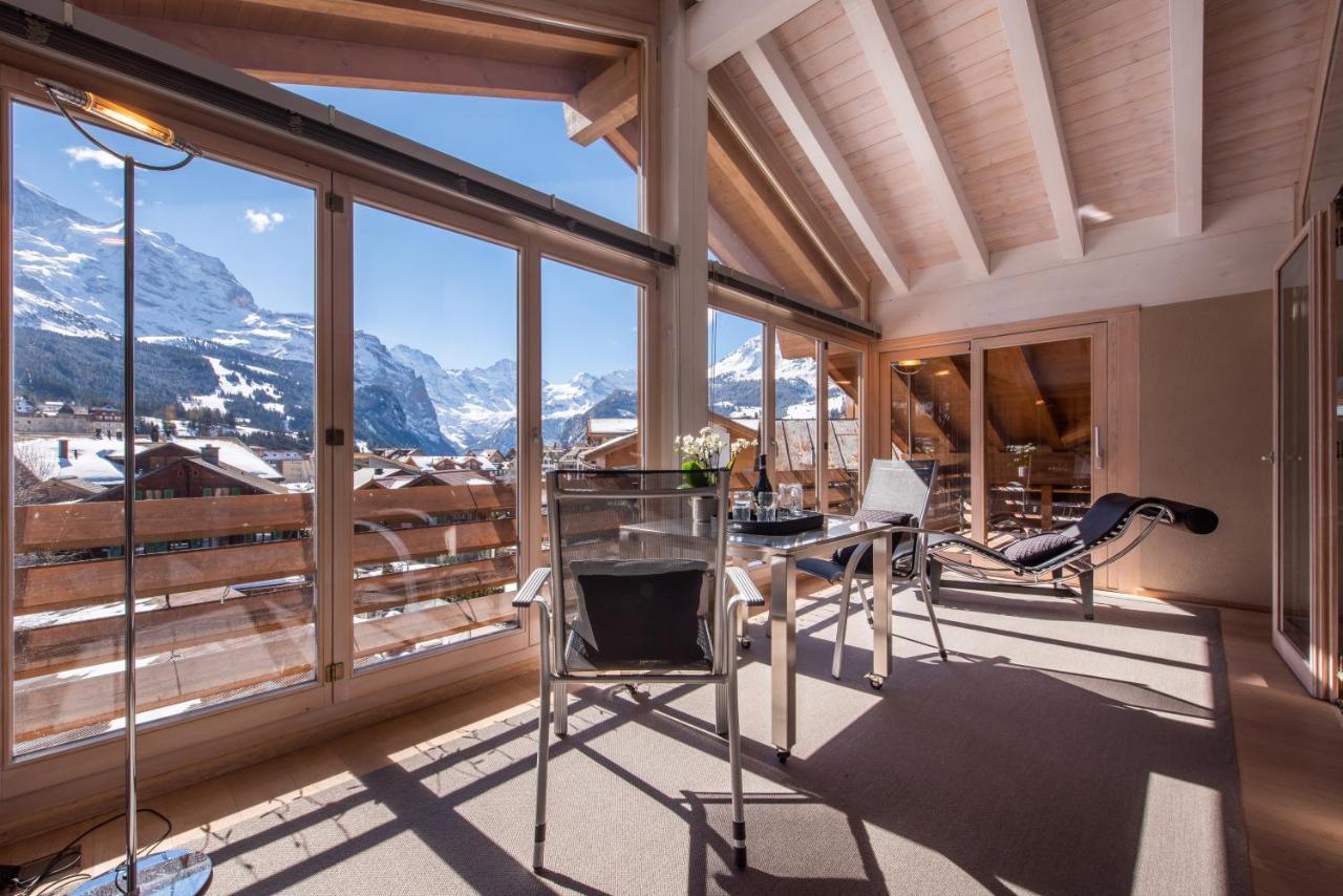 Chalet Schneehoren Penthouse Венген Екстериор снимка