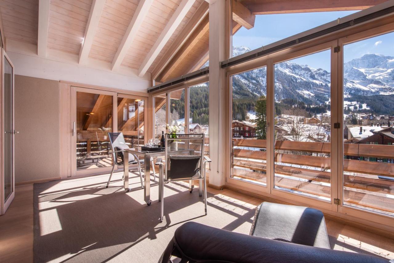 Chalet Schneehoren Penthouse Венген Екстериор снимка