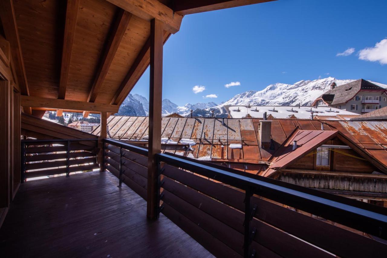 Chalet Schneehoren Penthouse Венген Екстериор снимка
