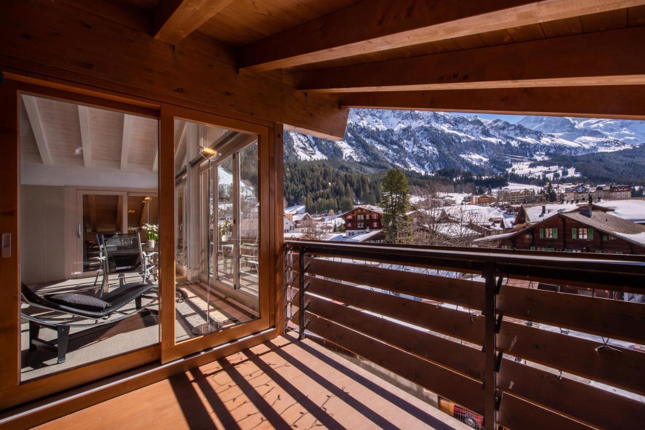 Chalet Schneehoren Penthouse Венген Екстериор снимка