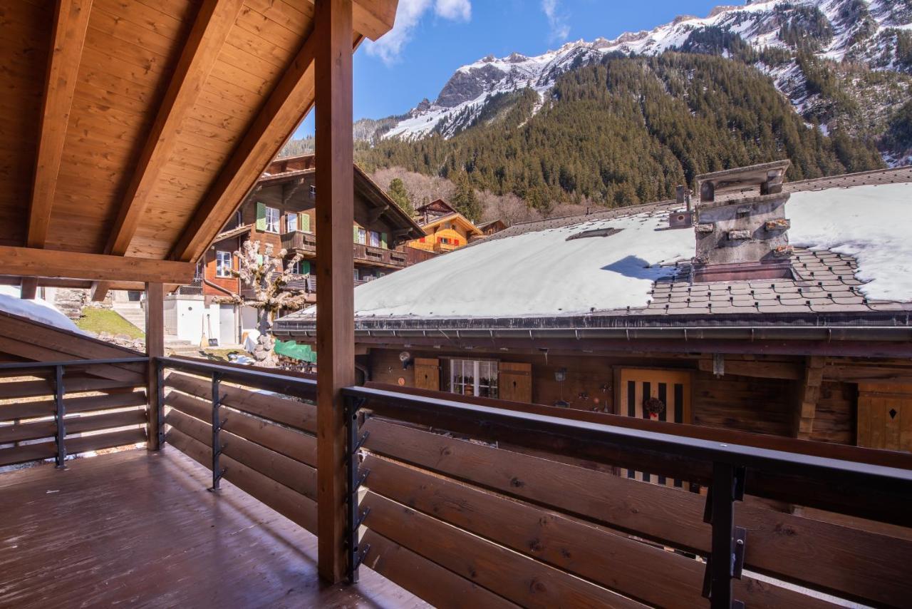 Chalet Schneehoren Penthouse Венген Екстериор снимка