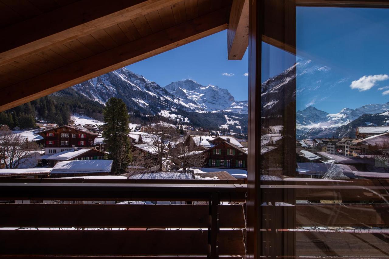 Chalet Schneehoren Penthouse Венген Екстериор снимка