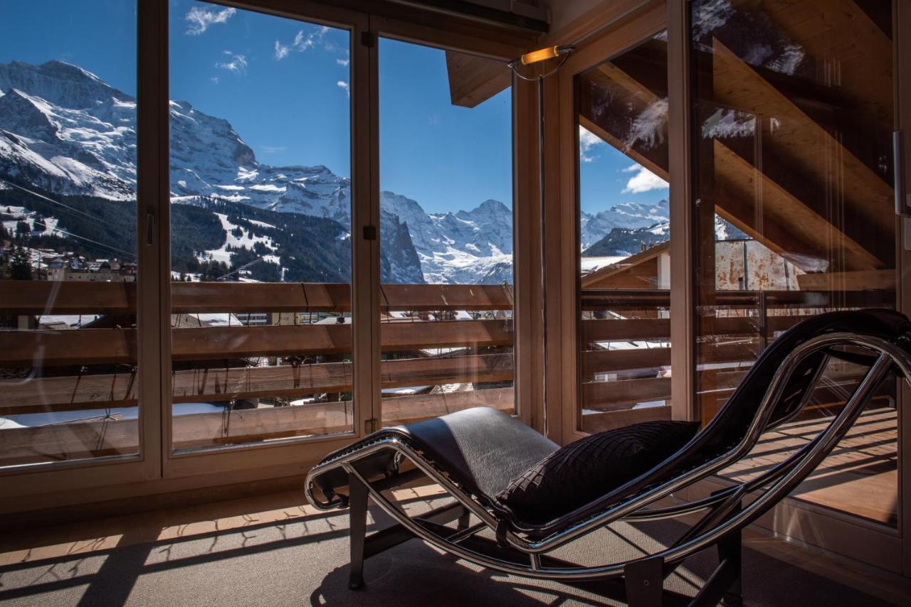 Chalet Schneehoren Penthouse Венген Екстериор снимка
