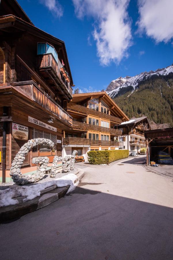 Chalet Schneehoren Penthouse Венген Екстериор снимка