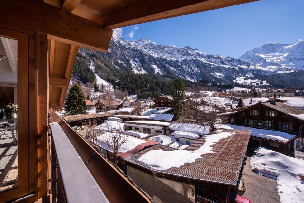 Chalet Schneehoren Penthouse Венген Екстериор снимка